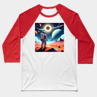 MARS AND THE STARS 10B Baseball T-Shirt